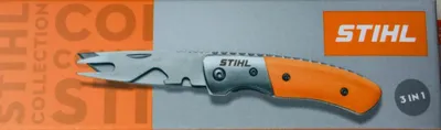 Produktbild von Stihl 04216000146 Original Wanderbesteck Besteck Messer Gabel aus Edelstahl 0421 600 0146