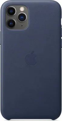 Image de Apple Backcover en cuir pour l'Apple iPhone 11 Pro - Bleu nuit