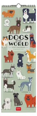 Productafbeelding van Legami – Kalender 2027, wandkalender, honden, 12 maanden, 16 x 49 cm