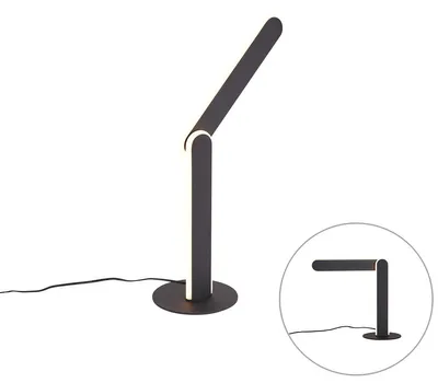 Produktbild von Design Tischleuchte Schwarz inkl LED 3 Stufen Dimmbar Gate