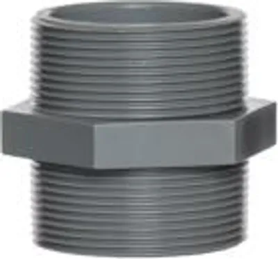 Produktbild von PVC-Formstück – Doppelgewindeverschraubung 1/2