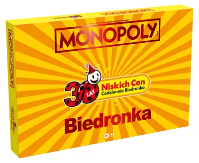 Zdjęcie produktu dla Monopoly Biedronka Gra Planszowa Limitowana Jubileuszowa Kolekcjonerska