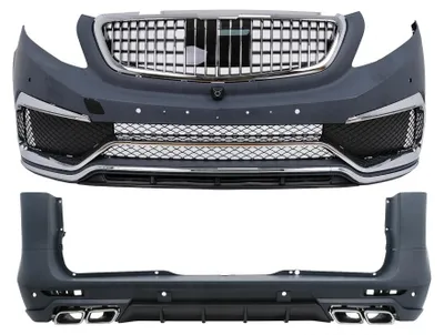 Produktbild von Bodykit für Mercedes V-Klasse W447 2014-03.2019 Luxusdesign Stoßstange Kühlergrill PDC.
