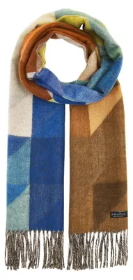 Image de FRAAS écharpe Cashmink Scarf Industrial Blue multicolore