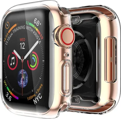 Produktbild von AVANA Ochranné puzdro pre Apple Watch Series 6 / 5 / 4 / SE 40 mm trup 360° TPU puzdro iWatch Cover Screen Protector Transparent