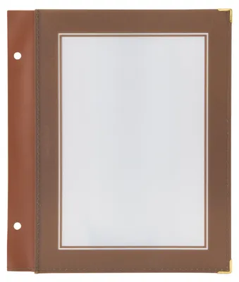 Productafbeelding van Securit Menukaart A5 Inserts |Menumap |Bruin