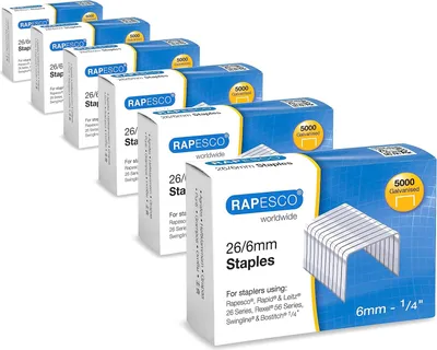 Obrázek produktu pro RAPESCO  1735 RAPESCO Business Pack, Heftklammern 26/6 mm, verzinkt