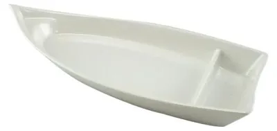 Sushiboot Kamome aus Melamin 30,2 x 14,1 cm, weiß