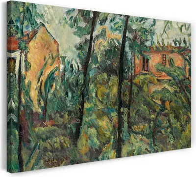 Produktbild von Leinwandbild (120x80cm): Chaim Soutine - PAYSAGE, echter Holz-Keilrahmen inkl. Aufhänger, handgefertigt in Deutschland