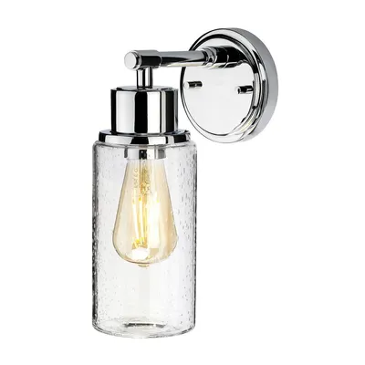 Produktbild von Elstead Morvah Wandleuchte E27 Poliertes Chrom IP44
