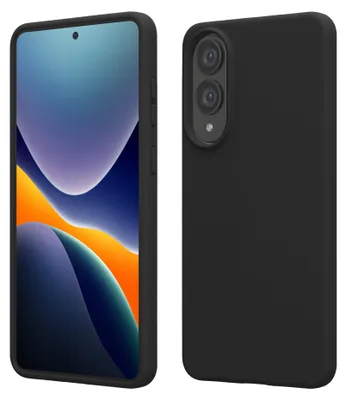 Produktbild von kwmobile Handyhülle für Samsung Galaxy S25 Edge Hülle - Case Silikon - Kabelloses Laden - Schutzhülle Cover in Dunkelgrau