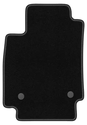 Produktbild von Fahrermatte Velours für Renault Captur 2013-2019 (SUV) – 1-tlg, Schwarz, passgenau – Wielganizator BASIC