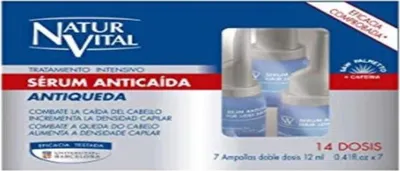 Zdjęcie produktu dla Naturvital Serum przeciw wypadaniu włosów Intensywna kuracja Ampułki 7x12ml