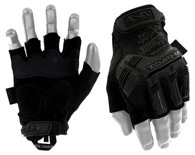 Produktbild von M-Pact Fingerlose Handschuhe (Schwarz) (M)