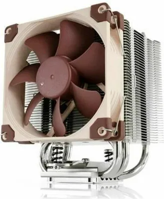 Zdjęcie produktu dla Noctua NH-U9S, Chlodnica/wentylator, 9,2 cm, 400 RPM, 2000 RPM, 78,9 m³/h, Brązowy, Metaliczny