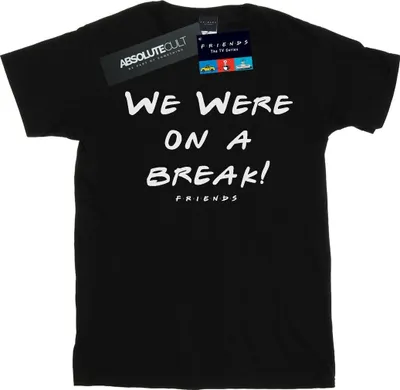 Produktbild von Friends - "We Were On A Break" T-Shirt für Damen BI23984 (M) (Schwarz)
