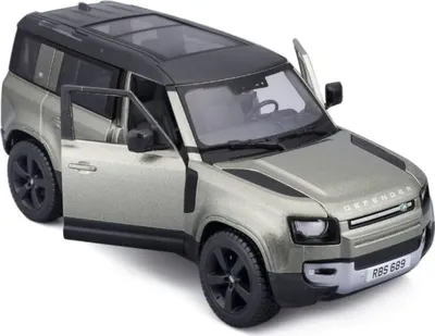 Immagine prodotto di Bburago 18-21101 - Modellino di auto - Land Rover Defender '22 (verde, scala 1:24) Modello di auto giocattolo