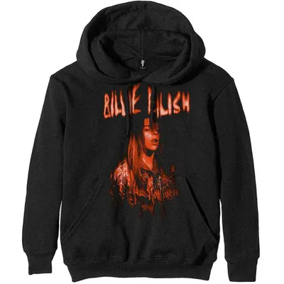 Produktbild von Billie Eilish Spooky Logo Black S Hoodie