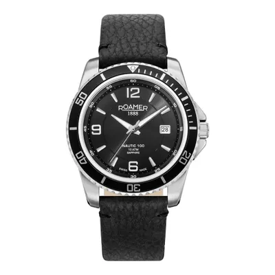 Produktbild von Roamer Herren Uhr Analog Quarz 862844 41 55 02 Nautic 100 Leder