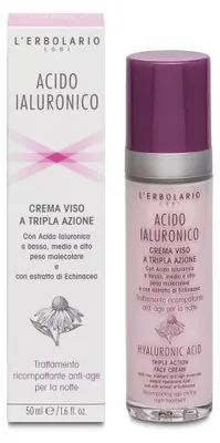 Produktbild von Hyaluronsäure-Gesichtscrème Mit Doppelter Wirkung – Verjüngende Nachtbehandlung – 50 Ml