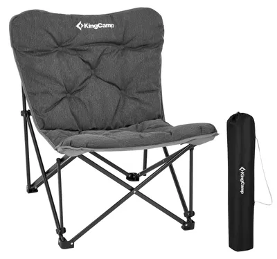 Image de Chaise pliante de camping - Chaise pliable légère - 79 x 82 x 49/92 cm - 4,9 kg - Avec sac de transport