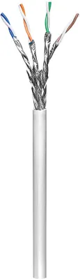 Image de Câble réseau CAT 6, S/FTP (PiMF), gris