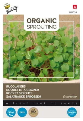 Image de Buzzy Organic Sprouting Roquette - Graines- Env. 30 gr | Buzzy_084058