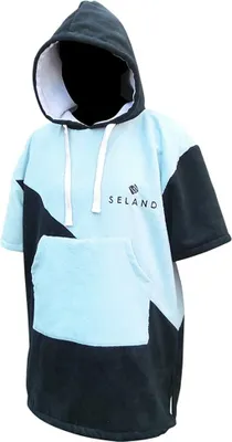 Produktbild von Seland Logo Poncho Blau L-XL Blau L-XL