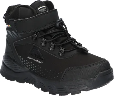 Produktbild von AMERICAN CLUB HL15224 Isolierte Kinder-Winterschuhe mit Klettverschluss, isolierte Schneestiefel, Winterschuhe mit „TRIPLETEX“-Membran, SOFTSHELL-Material, Farbe: Schwarz, Größe: 32