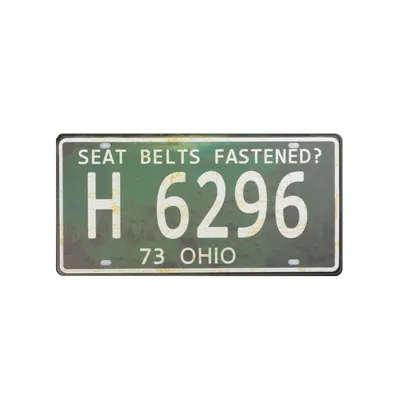 Produktbild von Dekorationstafel Nummernschild 222