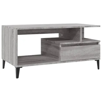 Produktbild von Couchtisch Grau Sonoma 90x49x45 cm Holzwerkstoff