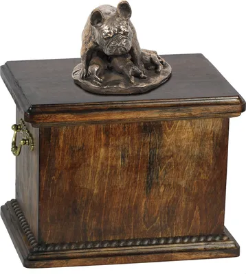 Produktbild von Französische Bulldogge I eine Urne für die Asche des Hundes, eine Urne mit einer Statue, eine elegante Urne im klassischen Stil der Marke Art-Dog