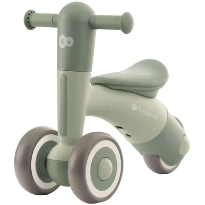 Immagine prodotto di Kinderkraft MINIBI - Triciclo e girello 3in1 - regolabile, leggero e sicuro - da 1 anno a 36 mesi - verde