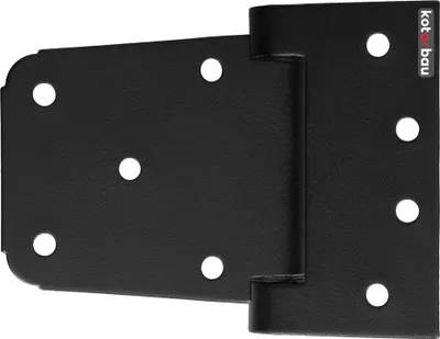 Produktbild von KOTARBAU® Scharniere Klappbar Türscharniere 10 x 5 x 8 cm Pulverbeschichteter Stahl Scharnier Schwarz Türbänder Kistenband Türband Türscharnier
