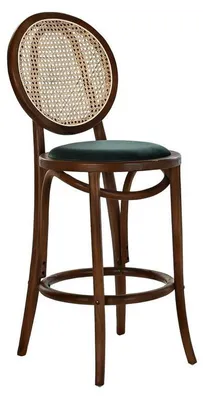 Kruk Retro Rattan Ulme Grün 43x43x108 cm