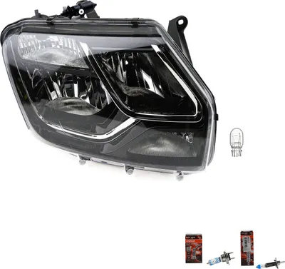 Productafbeelding van Koplamp rechts, Osram Night Breaker Laser, geschikt voor Dacia Duster, met knipperlicht, artikelnummers: 8200211014, 7700421671, 6001546791, 260100156R, 260107307R. Johns