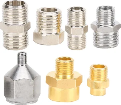 Obrázek produktu pro 7PCS Profesionální sada adaptérů pro airbrush 1/8in 1/4in BSP konektor pro hadici kompresoru