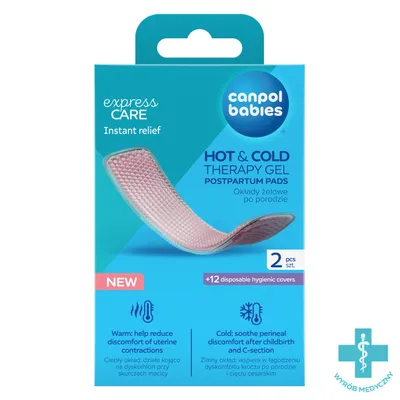 Obrázok produktu pre Canpol babies Popôrodné gélové obklady na tepelnú alebo studenú terapiu 2 ks, 78/022