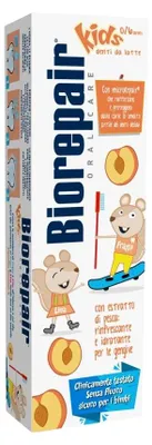 Produktbild von Kinderzahnpasta, Coswell, Biorepair Kids 0–6 Jahre, Pfirsichextrakt, 50 ml