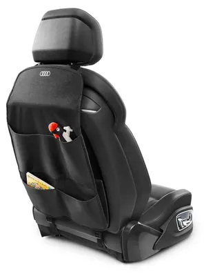 Image de Organiseur de voiture beige et marron, pliable