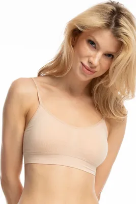 Obrázok produktu pre Bambusová mäkká podprsenka Bamboo - bez kostice Béžová 2XL