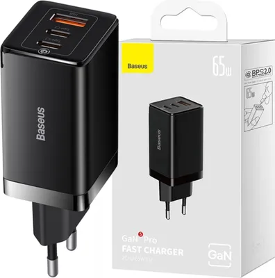 Obrázok produktu pre Baseus GaN5 Pro, Vnútorný, AC, 20 V, 1 m, Čierna