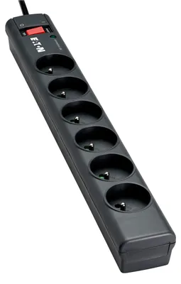 Produktbild von Eaton PS6TF, 6 AC-Ausgänge, Typ E, 220 - 250 V, 50 - 60 Hz, 10 A, 2500 W