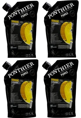 Produktbild von Ponthier BANANEN PÜREE Frucht-Püree 4x 1KG