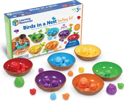 Immagine prodotto di Learning Resources Set di ordinamento Giocattolo educativo Uccelli in un nido 36 pezzi
