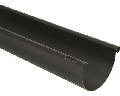 Produktbild von Marley Dachrinne Kunststoff halbrund Schokoladenbraun RAL 8017 RG 100 mm L= 3000 mm