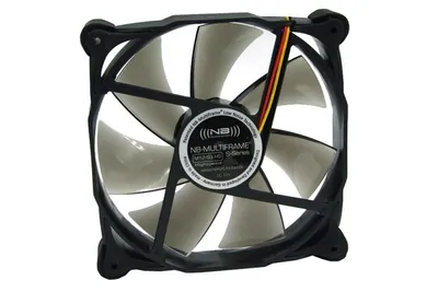 Produktbild von Noiseblocker Multiframe M12-2, Ventilator, 12 cm, 1800 RPM, 124 m³/h, Schwarz