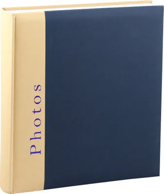 Produktbild von Ideal Chapter Fotoalbum in 30x30 cm 100 Seiten Foto Album Buchalbum Jumbo - Farbe: Blau