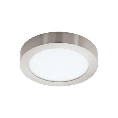 Produktbild von EGLO 33207 LED-Panel Deckenleuchte Crosslink FUEVA-C nickel-matt H:4cm Ø:30cm dimmbar 2700-6500K mit Connect Funktion