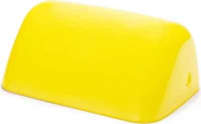 Produktbild von Ersatzabdeckung aus Glas für Bankerslampen gelb 18x7x11cm Echter Glasschirm